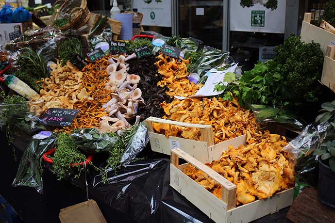 borough market mushrooms