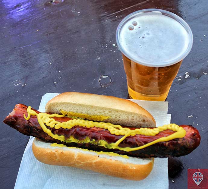 cachorro quente alemao e chopp