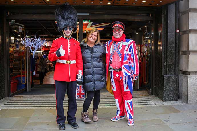Lu in London guardinha soldado