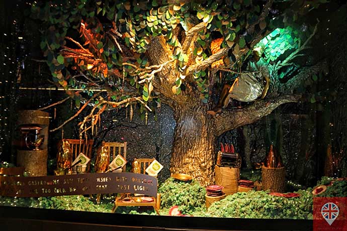 londres luzes natal oxford street selfridges arvore