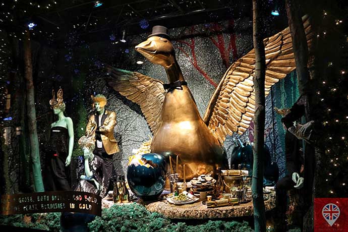 londres luzes natal oxford street selfridges ganso