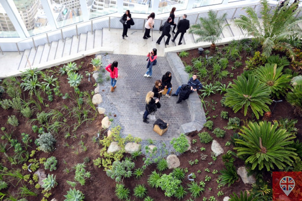 Um jardim no céu de&nbsp;Londres