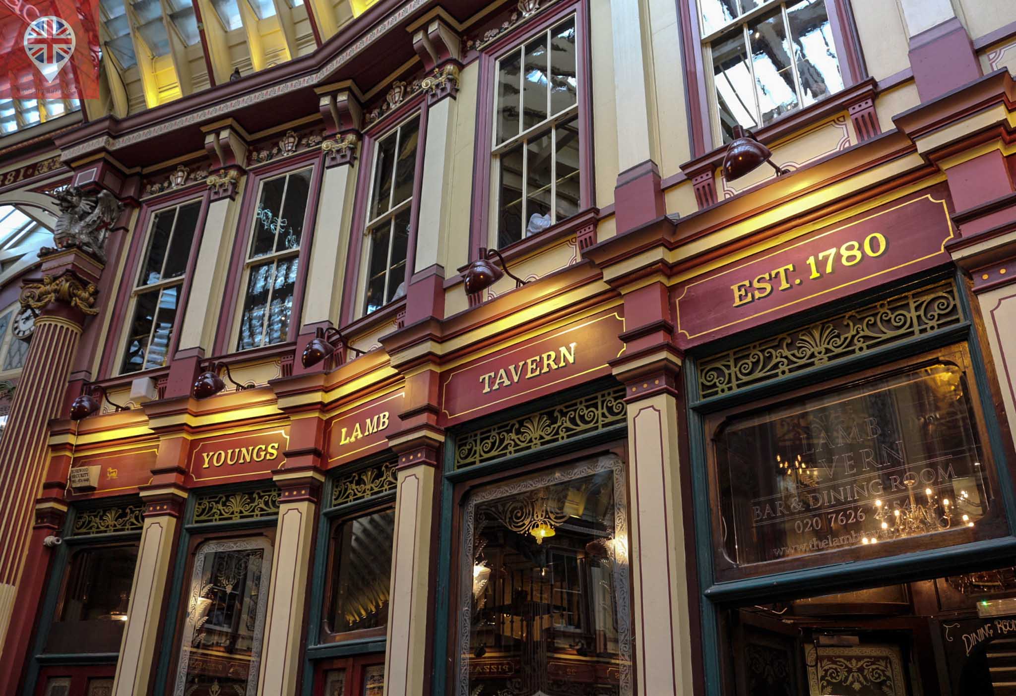 Leadenhall Market pub detalhe