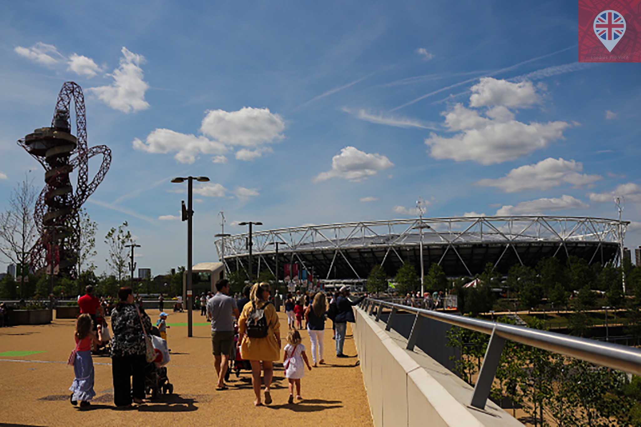 Olympic park entrance stadium