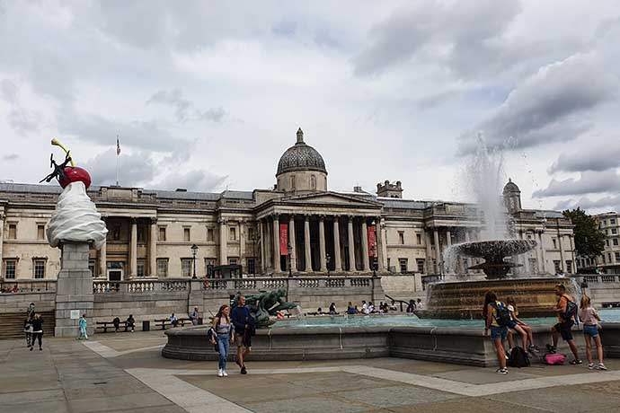 The End fourth plint national gallery