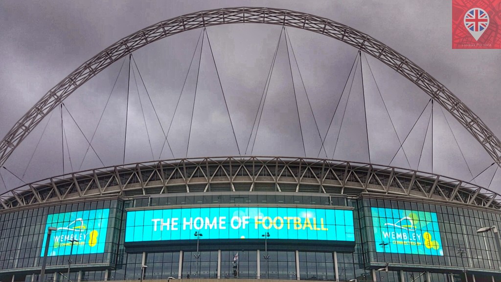 Wembley, o templo do futebol&nbsp;inglês