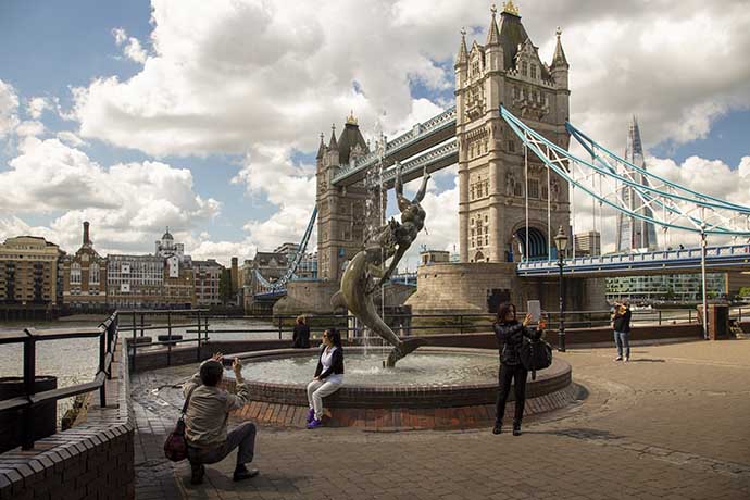 tower bridge turistas