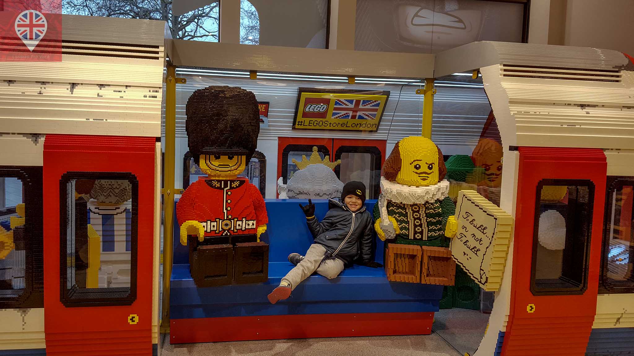Lego store London underground metro