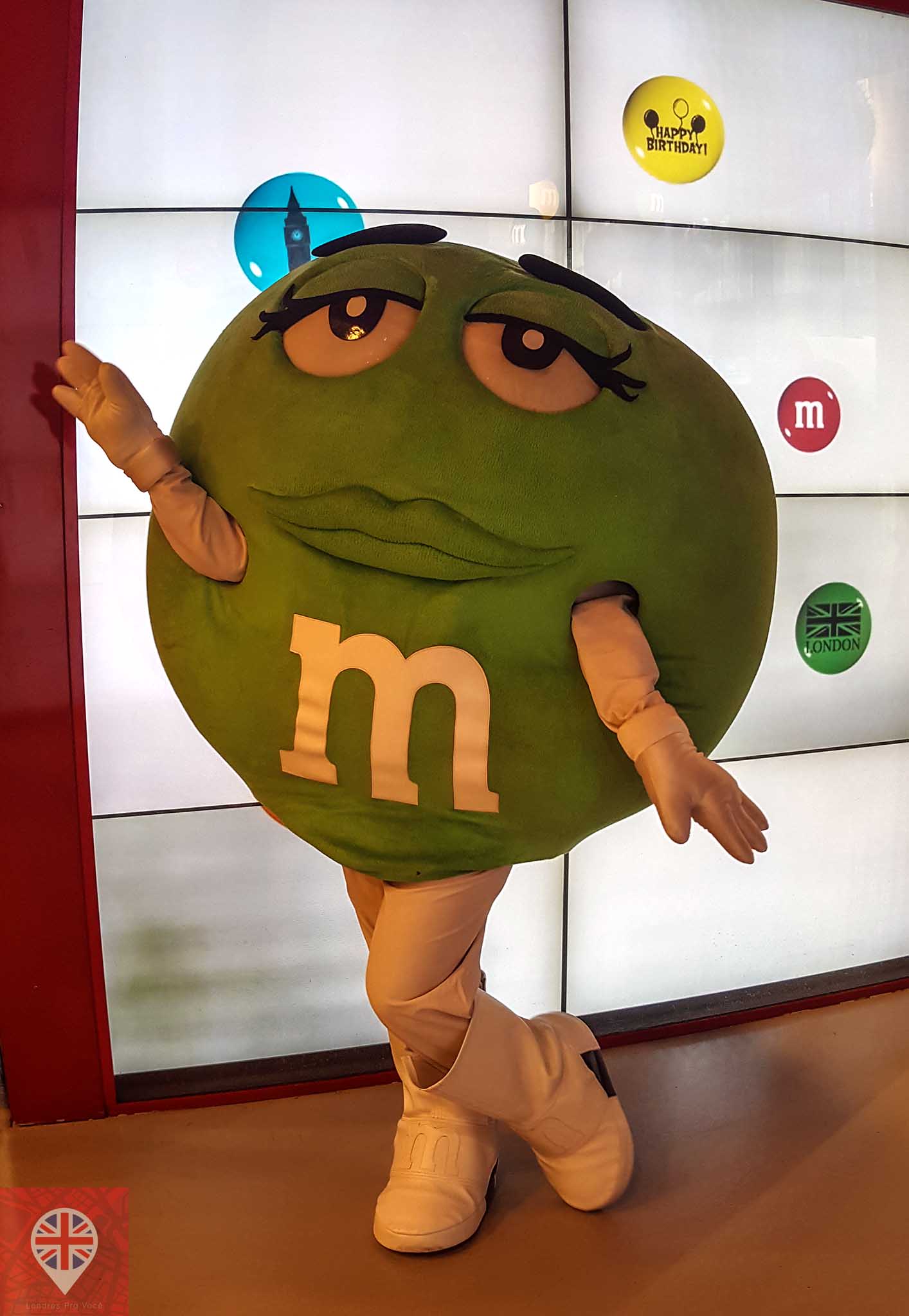 M&M world london green