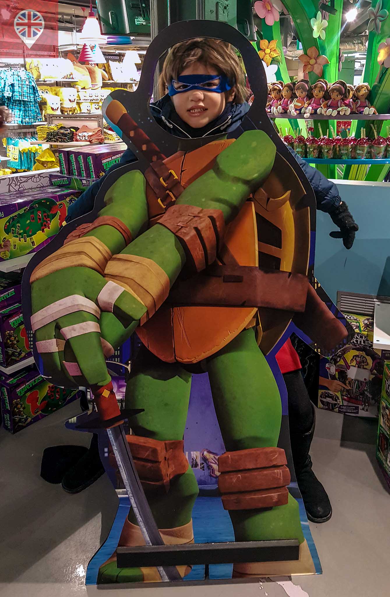 Nickelodeon store JG ninja turtle