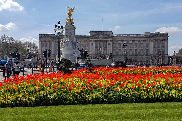 Buckingham Palace garden