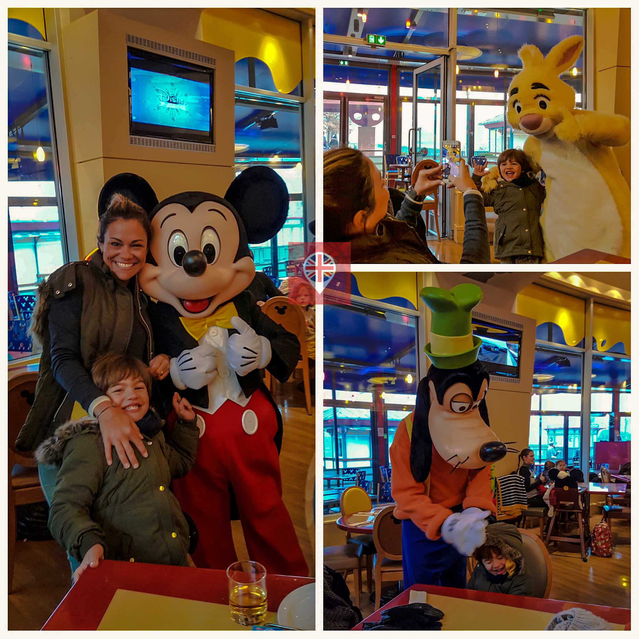 Disneyland Paris café da manhã com personagens