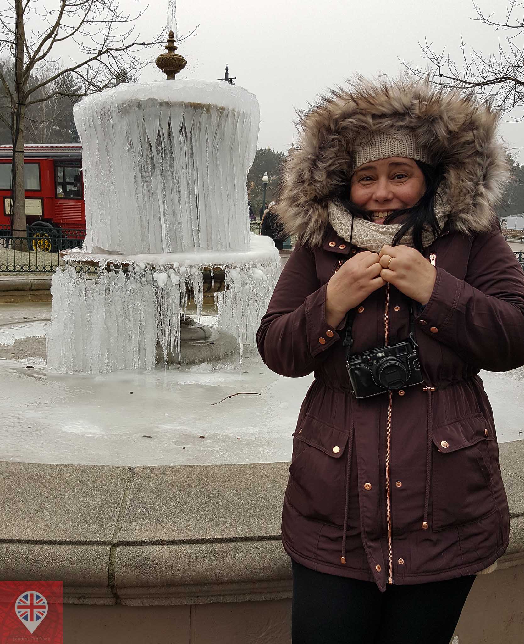 Disneyland Paris fonte congelada