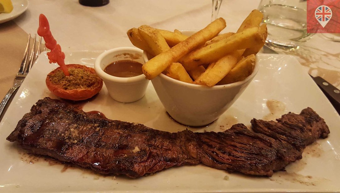 The Steakhouse steak and frites