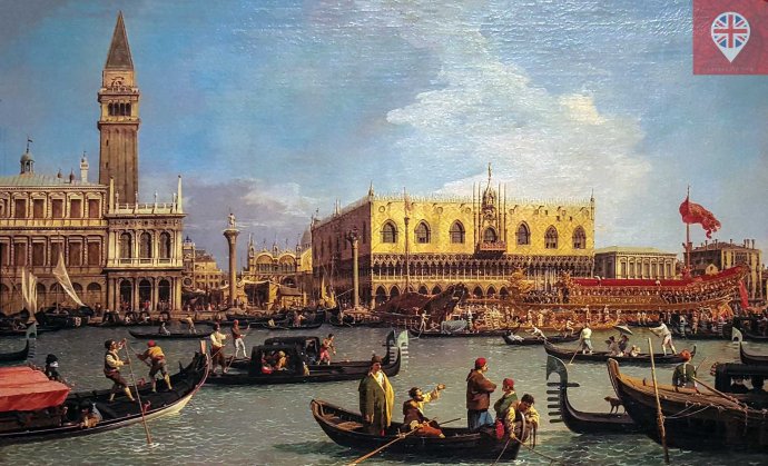 The Bacino di San Marco on Ascension Day detalhe