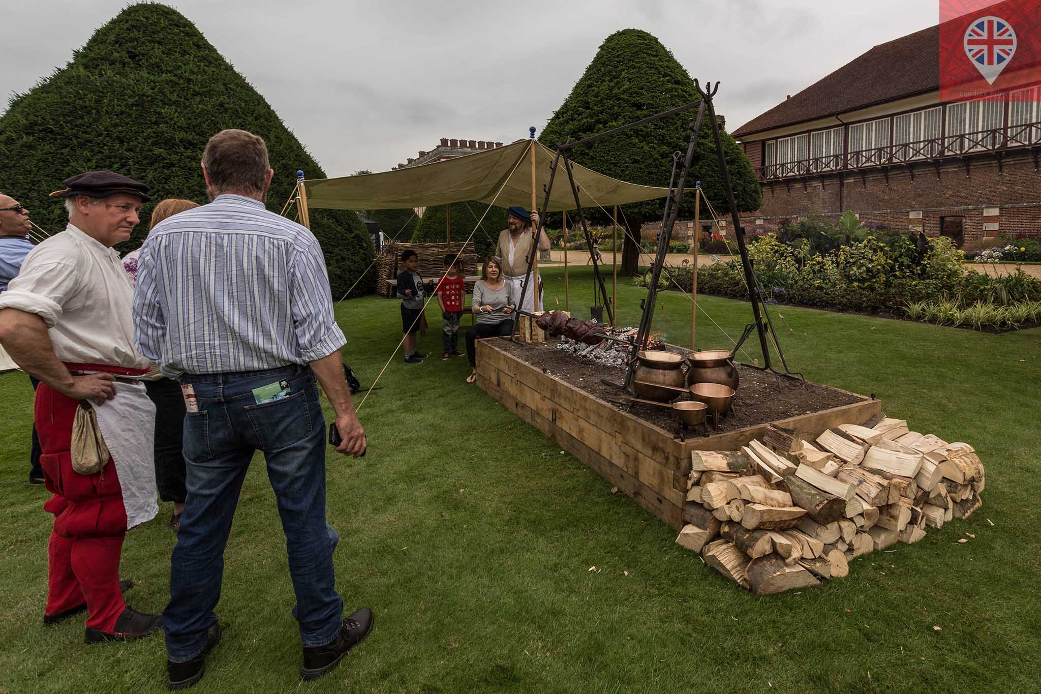 hampton court tudor party bbq