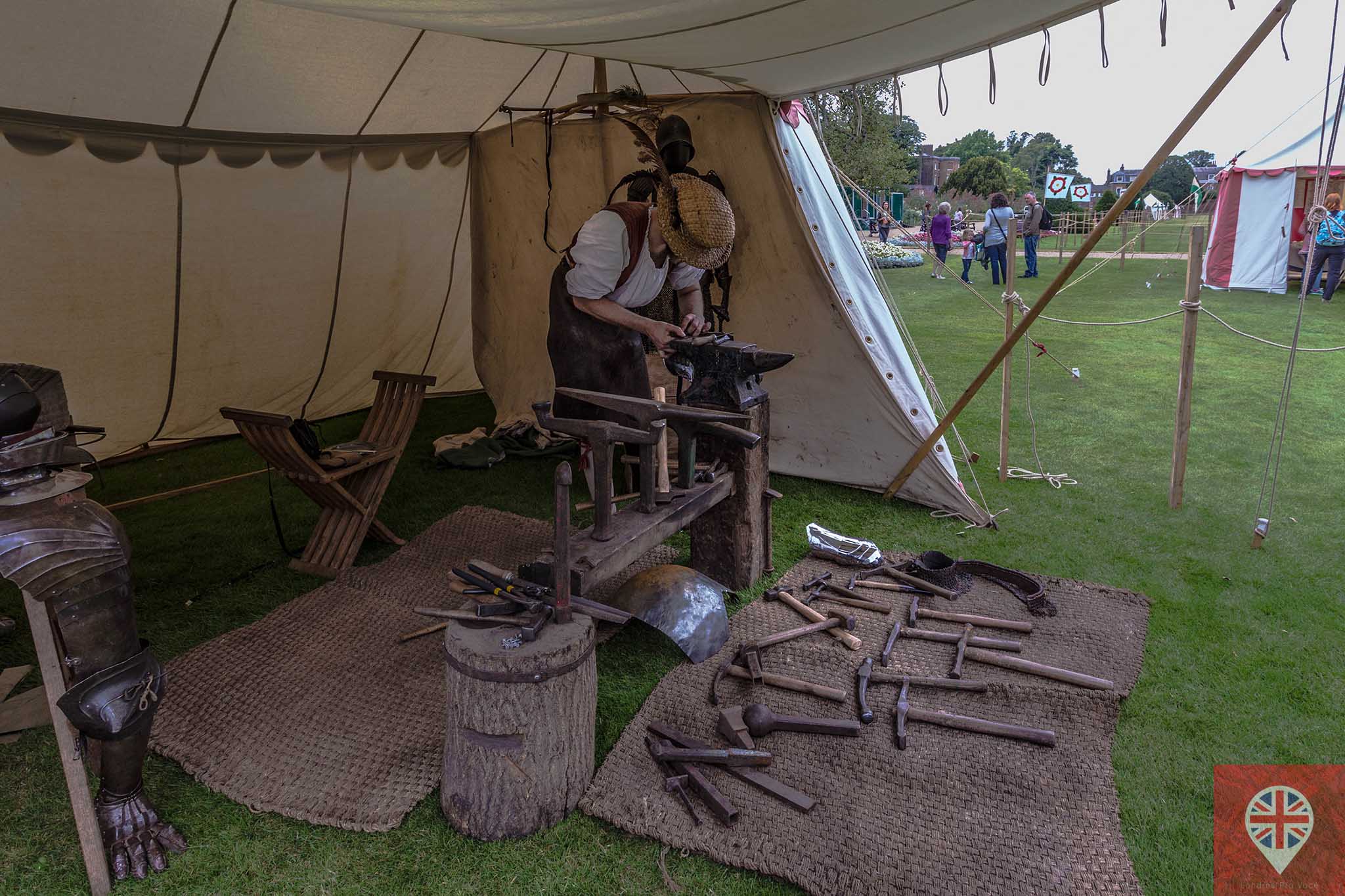 hampton court tudor party blacksmith