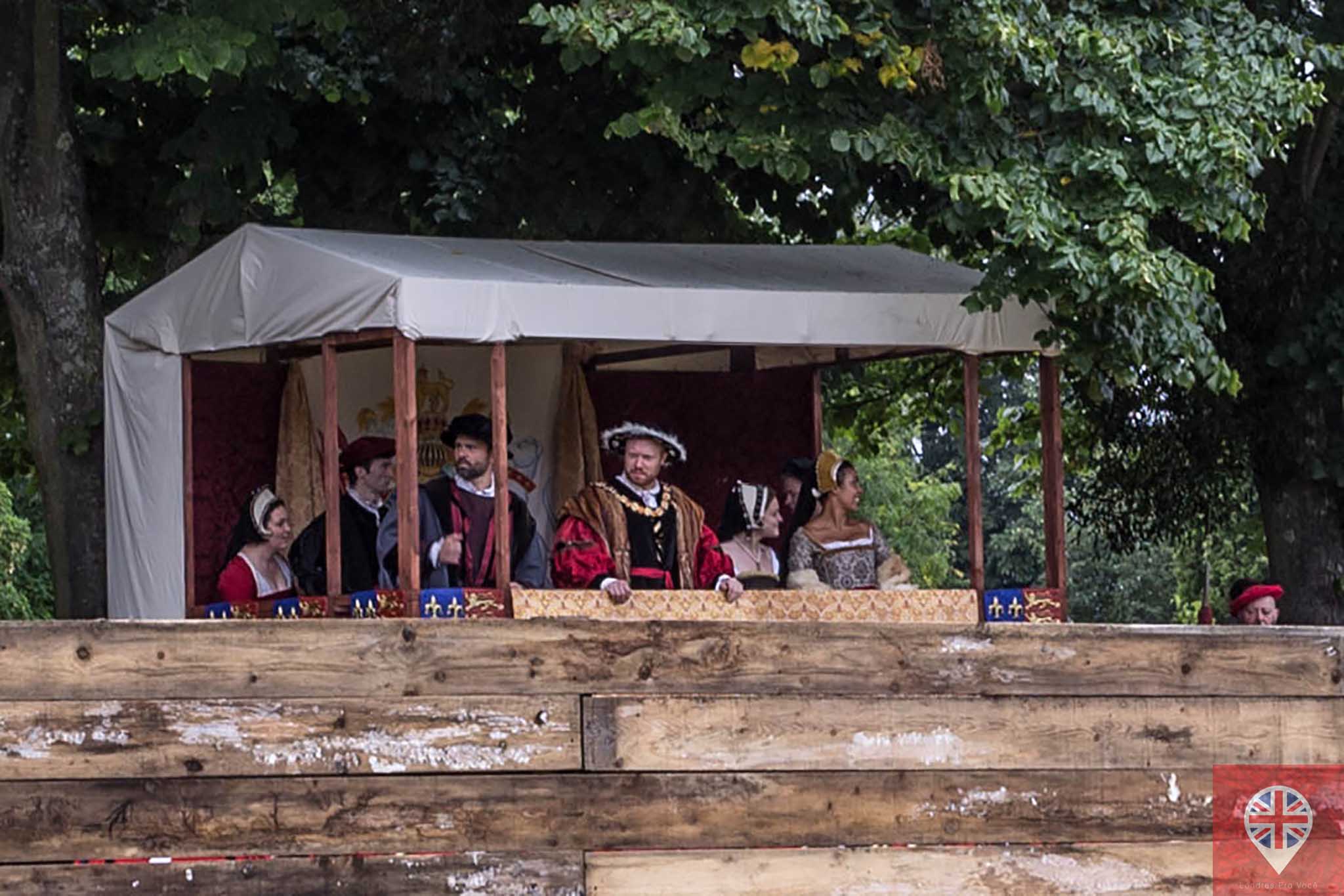 hampton court tudor party king