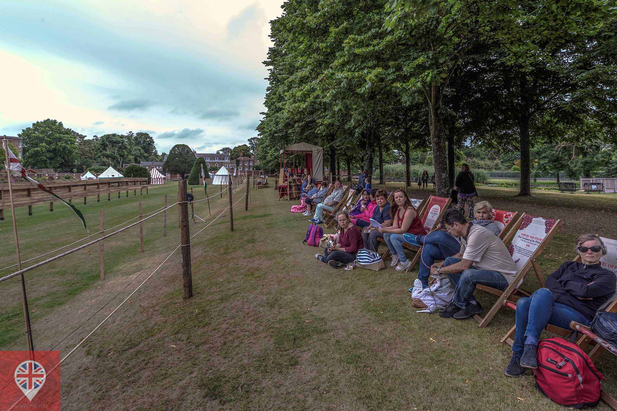 hampton court tudor party waiting