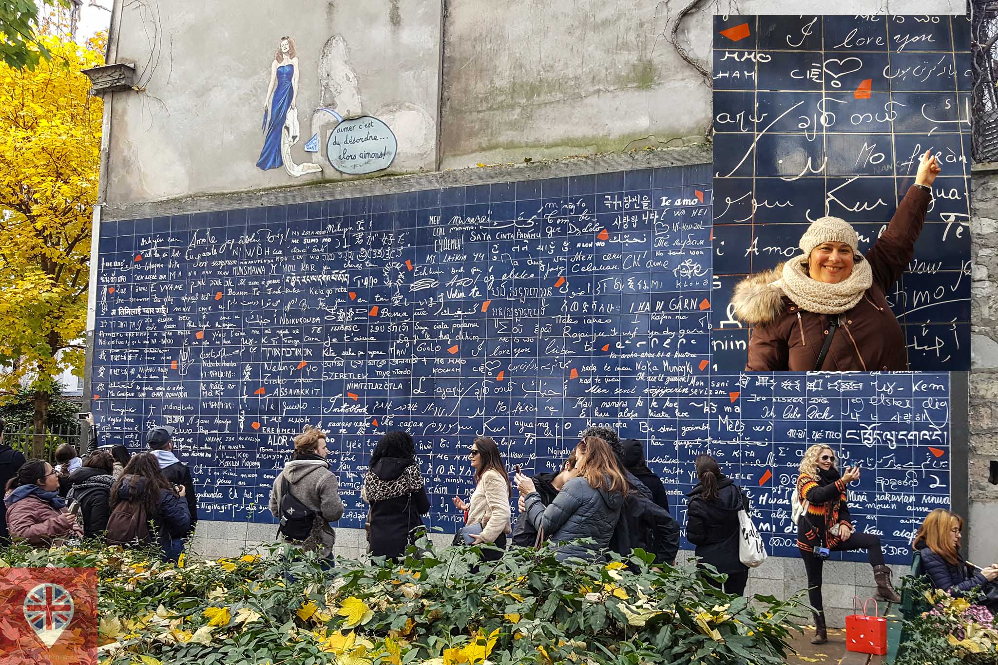 montmartre Le mur des je t'aime