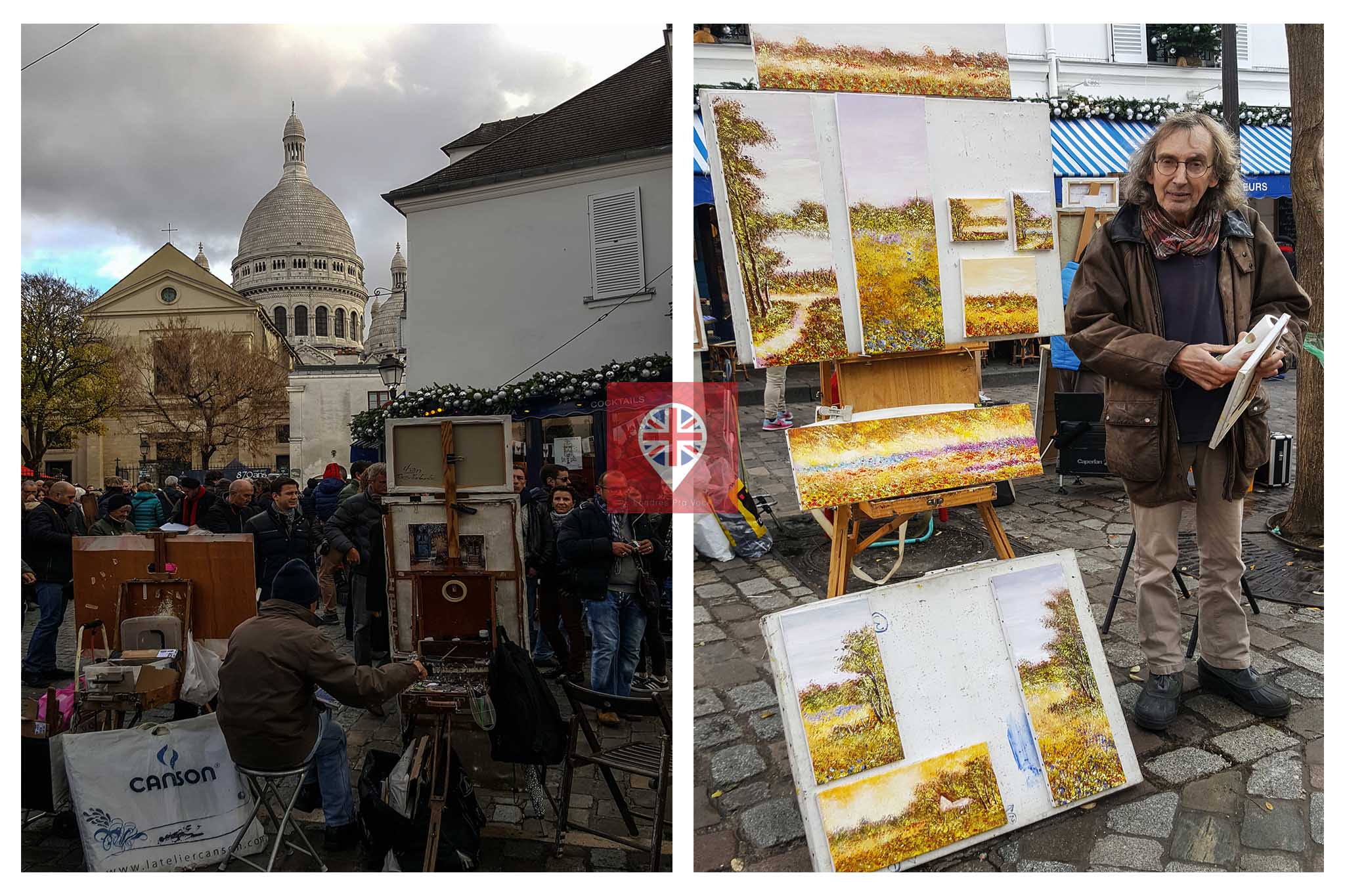 montmartre place du tertre