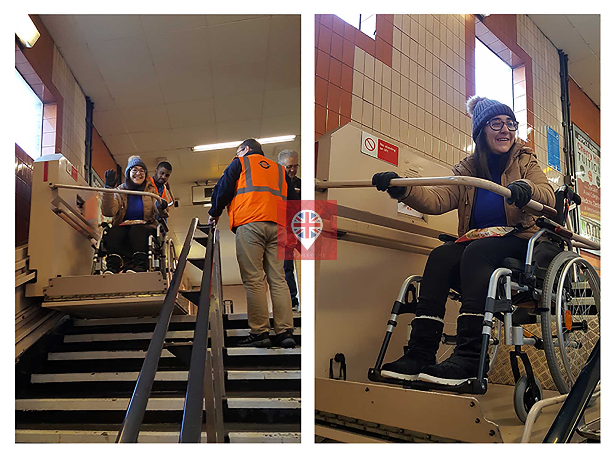 stair lift underground station