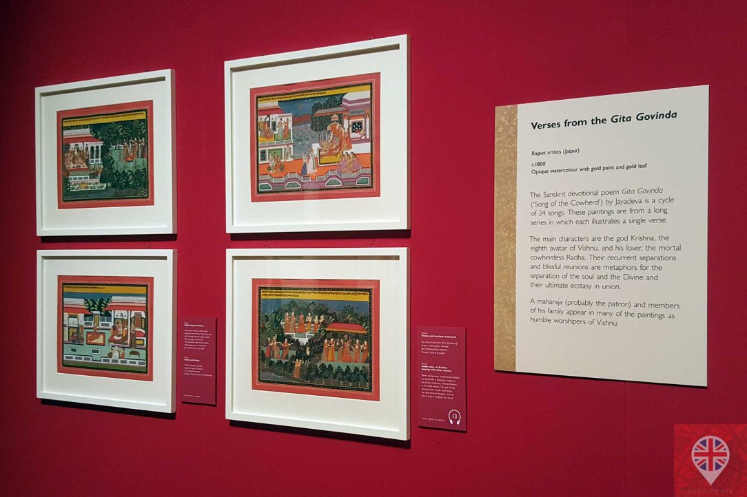 queens gallery splendorous govinda verse