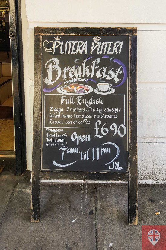 Full Breakfast sign