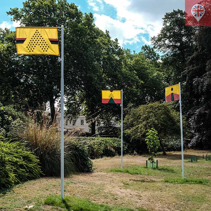 frieze 2018 PAN AFRICAN FLAGS
