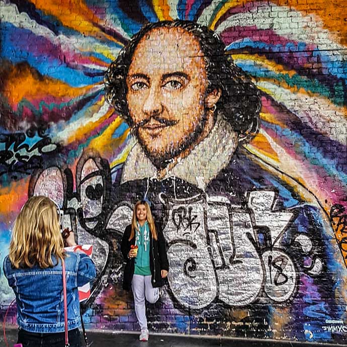 shakespeare graffitti