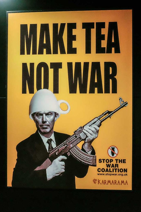 IWM Tony Blair Make Tea Not War