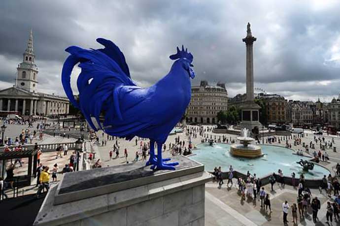 epa galo azul fourth plinth