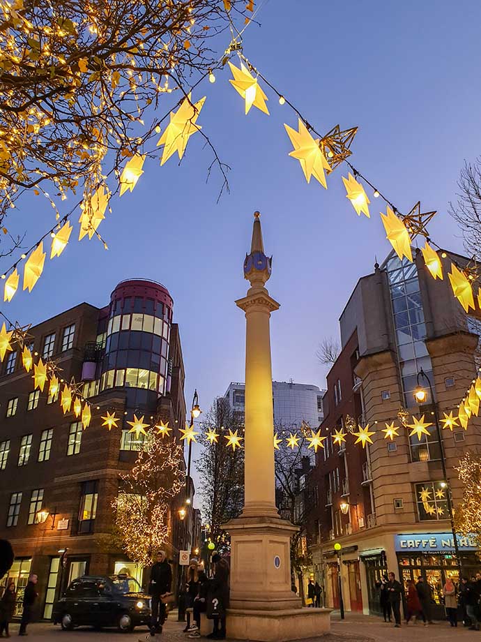 Seven Dials Christmas lights