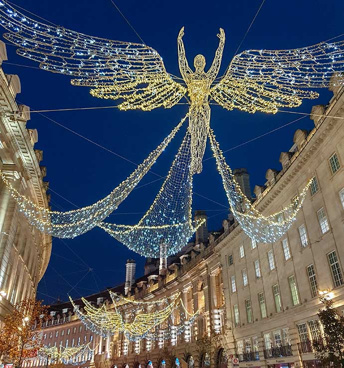 regent street xmas angel